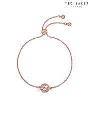 Ted Baker Pink SOLETA: Solitaire Sparkle Crystal Adjustable Bracelet (659089) | $81