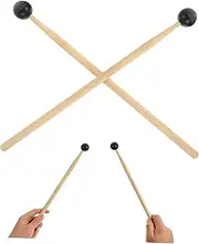 Hoement 2pcs Drumstick Drum Mallets Tongue Steel Drum Percussion Instruments Cool Drumsticks Hand Rhythm Sticks Sticks Percussion Mallets Musical Instruments Musical