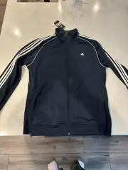 Adidas Three Striped Logo 2XL Navy With White Logo and Stripes