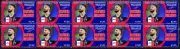 OLIVIER GIROUD FRANCE 2018 FOOTBALL WORLD CUP WIN VIGNETTE STAMPS STRIP 10