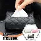 PU Tissue Box Cover Home Table Car Storage Organiser Case Napkin AU Holder K6J7