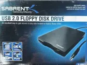 USB 2.0 External Floppy Disk Drive 3.5" 1.44MB Windows Mac OS SEALED NEW SORBENT