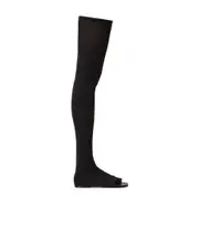 over-the-knee sock boots 36,35.5 Black