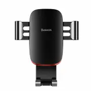 Baseus Gravity Mobile Phone Car Holder CD Slot Mount - Metal Age Style [Black]