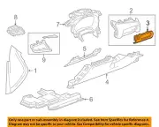 GM OEM 18-21 Enclave Instrument Panel Components-Switch Bezel 84201462