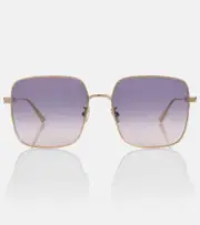 [Dior Eyewear] Dior Eyewear DiorCannage S1U square sunglasses One Size purple