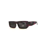 Prada SPR06YS 06 06V5S0 Abstract Orange Dark Gray Sunglasses 06Y