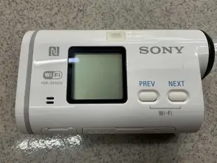 [保固一年] [高雄明豐] 95新 SONY HDR-AS100V 白 運動攝影機 便宜賣 as200 [F2515]