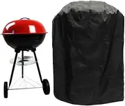 BBQ Grill Cover,Outdoor Charcoal Kettle Grill Barbecue Cover,Heavy Duty Waterproof Anti-UV Smoker Cover Fits for Portable Round Barbeque Grills of Weber,Brinkmann,CharBroil,Holland 22" AIR SHIP 10DAYS