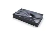 STERNHAGEN Dune Sani-Quartz Bathroom Basin - Curved Ripples - Above Counter Top - 815 x 465mm Satin Black