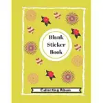 BLANK STICKER BOOK COLLECTING ALBUM: STICKERS ALBUM FOR COLLECTING STICKERS - 100 PAGES - 8.5 X 11 - BOOK FOR KIDS AO ALL AGES