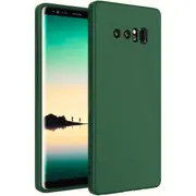 MCC For Samsung Galaxy Note 8 Soft Liquid Silicone Shockproof Case Cover Note8 N950 [Dark Green]