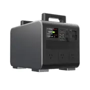 Portable Power Station 2000W Battery Backup 1920Wh Solar Generator Outdoor RV