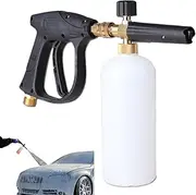 Foam Cannon for Hose | Water Hose Foam Cannon | Detailing Tools, High-Pressure Pressure Washer Accessories, Washing Applicators for Upholstery
