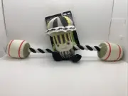 Beetlejuice 14” Carnival Rope Pet Dog Toy Squeaky WB Fetch For Pets ￼