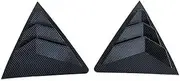 Compatible with Toyota Corolla 2014 2015 2016 2017 2018 Car Rear Louver Window Side Shutter Cover Trim Sticker Vent Scoop Carbon Fiber Auto(Carbon Fiber Look)