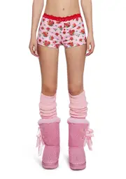 [Sugar Thrillz] Be Mine Tonight Knit Boyshorts