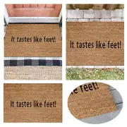 It Tastes Like Feet Doormat Front Door Welcome Mat Non Slip Kitchen Entrance Rug