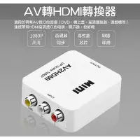 在飛比找Yahoo!奇摩拍賣優惠-【專業版】AV轉HDMI轉換器 AV轉高清 RCA模擬轉HD