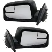 Power Mirrors For 2009-2011 Ford Edge Left and Right Side Blind Spot Textured