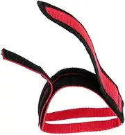Slip Bike Pedal Straps Set Cycling Foot Bands with Strong Adhesive for Mountain Road Bikes Comfortable Secure Fit Red