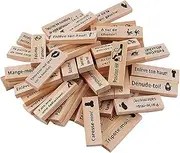 Super Naughty Block Tower Game for Couples, Valentine Tumbling Tower Stacking Blocks Game, Couples Date Night Games Tower Stacking Blocks, for Adults Night Party Wooden Game Gift, French