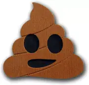 Toejamr - Snowboard Stomp Pad - Poo Emoji - Brown