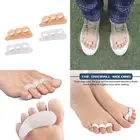 US 2~4 Pairs Bunions Hammer Toe Straightener Splint Brace Cushion Pad Corrector