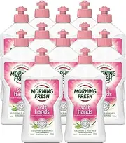 Morning Fresh Cucumber and Aloe Vera Soft Hands Dishwashing Liquid 350 ml (Pack of 12)