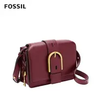 在飛比找樂天市場購物網優惠-送禮首選★FOSSIL Wiley 真皮復古美型側背包-咖啡