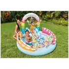 Intex Candy Fun Play Centre Kids Slide Pool Lounge 165L Water Pool Outdoor Pool