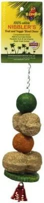 Nibbler Peanut and Melon Ball Kabob Bird Toy, Small