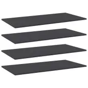 4 Pcs Bookshelf Boards Replacement Shelving Part Bookcase Shelf Panel 100x50cm