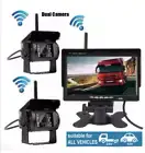 7" Wireless Rear View Kit HD LCD Monitor + Reverse Camera For Truck Caravan V...