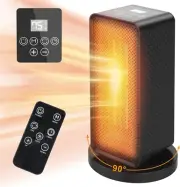 Space Heater, Electric Heaters for Indoor Use with Thermostat, Digital Display,
