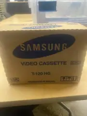 Case of 10 Samsung HG T-120 Video Cassette Tapes Premium High Grade VHS