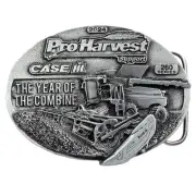 2024 Case IH ProHarvest Combine Farming Pewter Belt Buckle 692351