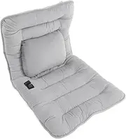 Fast Heated Warm Office Chair Mat Chair Heating Mat Graphene Heating Light Grey with 3C Adapter Heated Cushion for Winter Home USB,Suitable for Home and Office Chair