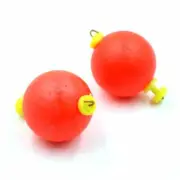10Pcs Foam Float Classic Fishing Bobber Round/Oval Type Bobbers Red Sea Fishing