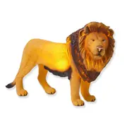 Pilbeam Living 21cm Sculptured USB Lion LED Light Home/Room Nursery Decor Orange