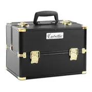 Embellir Portable Cosmetic Beauty Makeup Case - Bl