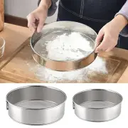 Stainless Steel Flour Sieve Fine Mesh Sieve 304 Stainless Steel Flour Sieve