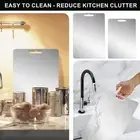 Stainless Steel Cutting Board Multifunctional Chopping Block Double Sided GoNFa
