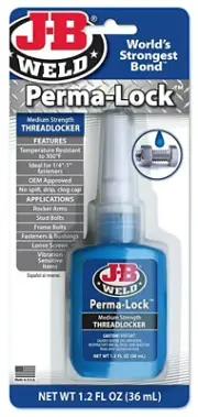 New J-B WELD Oem Approved Perma-Lock Blue Threadlocker Mid Strength 24236