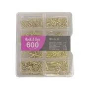 Stahl 600 Piece Assorted Hook And Eyescrew Kit