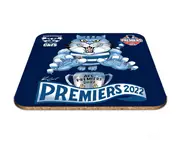 Geelong Cats 2022 Premiers Premiership AFL Caricature Cork back Coaster
