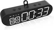 Multifunctional Portable USB Fitness Sports Interval Workout Timer Alarm Clock for Home Gym Garage Fitness Scoreboards & Timers