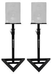 (2) Rockville Adjustable Studio Monitor Speaker Stands For Rockville DPM5B