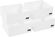 2X 2PK Box Sweden Kloset Storage Cube 28cm Square Organiser Tray Container White