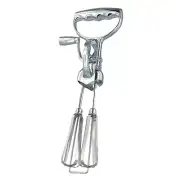 Comfortable Handle Egg Beater with Semi Automatic Rotation Stir with Ease